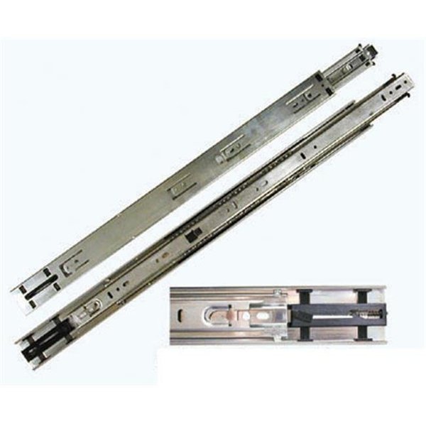 Knape & Vogt Knape & Vogt Kv8417 B20 20 In. Self-Closing 100 Lb. Full Extension Drawer Slide - Anochrome KV8417 B20